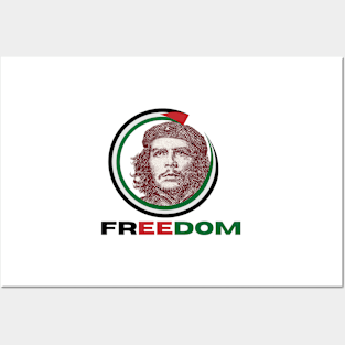 Che Guevara Palestine Freedom Posters and Art